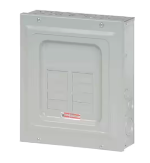 BR 125 Amp 6-Space 12-Circuit Indoor Main Lug Loadcenter with Surface Cover - 9367094