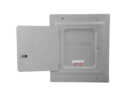 BR 125 Amp 6-Space 12-Circuit Indoor Main Lug Flush Door with Ground Bar - 91003321035