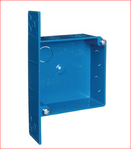 20 cu. in. Blue ENT 2-Gang Switch and Outlet Box - 9271612