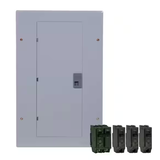 100 Amp 20-Space 20-Circuit Main Breaker Indoor Load Center Contractor Kit - 91003102332