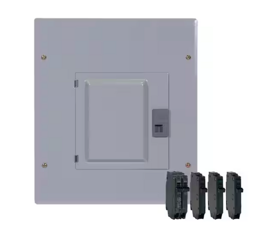 100 Amp 12-Space 22-Circuit Main Breaker Indoor Load Center and Breaker Kit - 91003102324