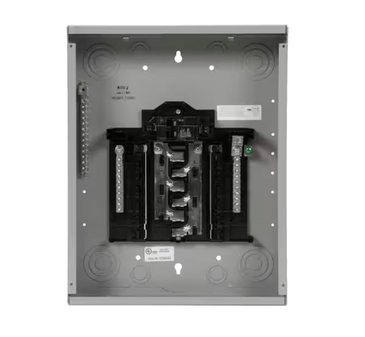 SN Series 100 Amp 12-Space 24-Circuit Indoor Main Breaker Plug-On Neutral Load Center - 91005398529