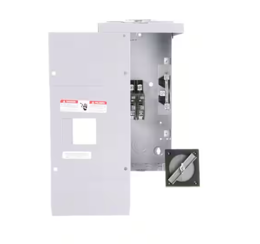 100 Amp 2-Space 2-Circuit Main Breaker Outdoor Load Center