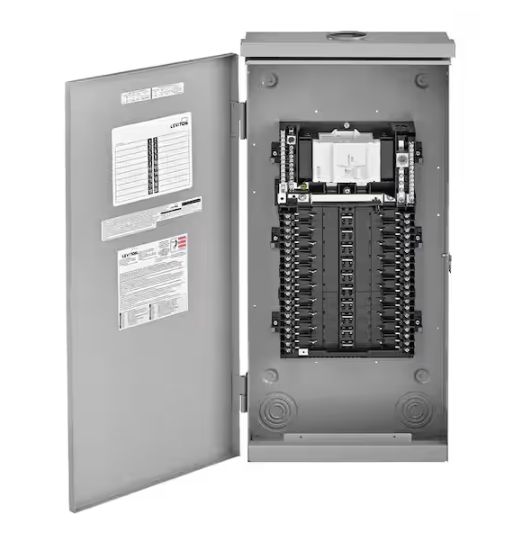 20 Space Outdoor Load Center with 100 Amp Main Circuit Breaker - 91009516866