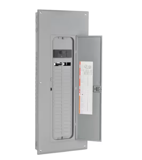 Homeline 200 Amp 40-Space 80-Circuit Indoor Main Breaker Load Center with Cover - 91000039982