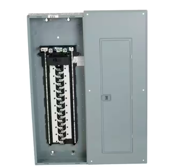 Homeline 200 Amp 42-Space 84-Circuit Indoor Main Breaker Load Center with Cover - 91000040009