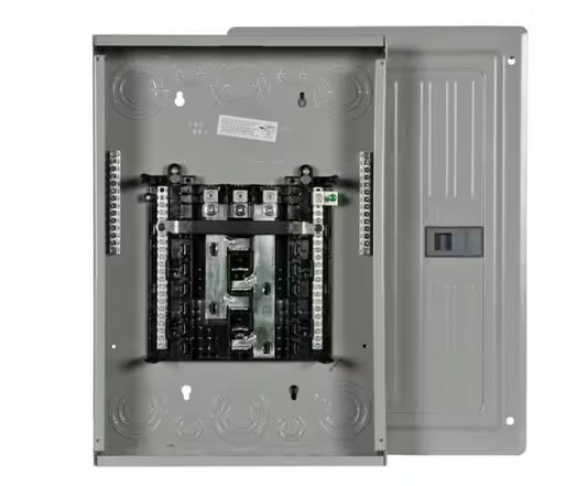 PL Series 125 Amp 12-Space 24-Circuit Main Lug Indoor 3-Phase Load Center - 9580009