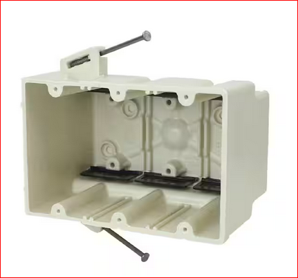 3-Gang 56-1/2 cu. in. New Work Switch or Receptacle Box - 9963121