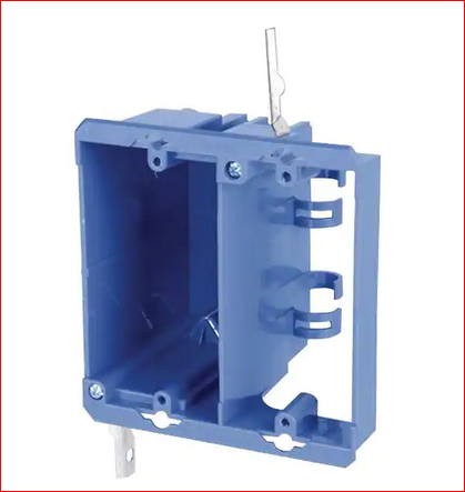 2-Gang PVC Old Work Dual-Voltage Box/Bracket - 9243179