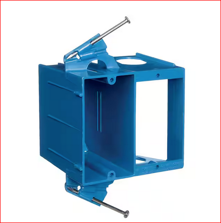 2-Gang PVC New Work Dual-Voltage Box/Bracket - 9196653