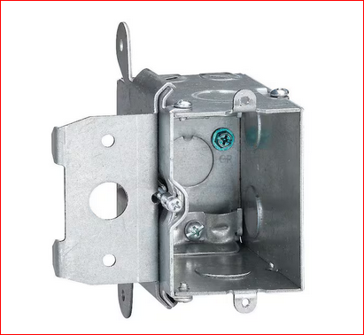 1-Gang 20 cu. in. New Work Adjustable Metal Electrical Wall Box - 9211672