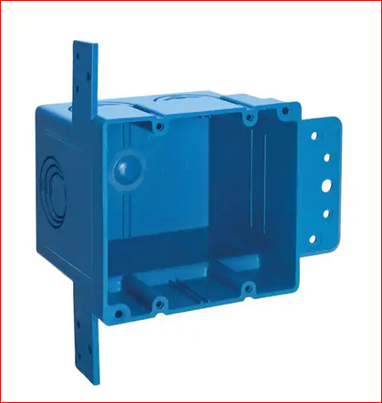 2-Gang 38 cu. in. PVC New Work ENT Electrical Box - 9212185