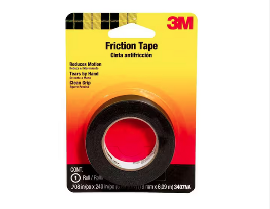 3/4 in. x 20 ft. Friction Tape - Black (Case of 6)