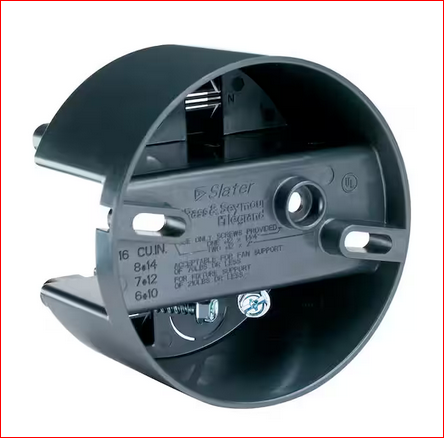 Pass & Seymour Slater New Work 4 In. Round 16 Cu. In. Plastic Direct Mount Fixture & Fan Ceiling Box - 91002962018