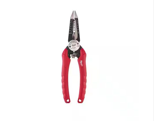 7.75 in. Combination Electricians 6-in-1 Wire Strippers Pliers - 9547005