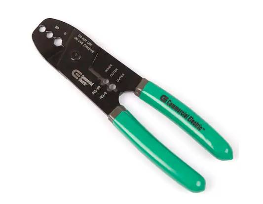 Coaxial Cable Strip and Crimp Tool - 9538212