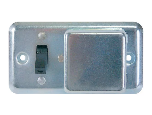 SSU Series 2-1/4 in. Fuse Box Cover with Switch - 9295612