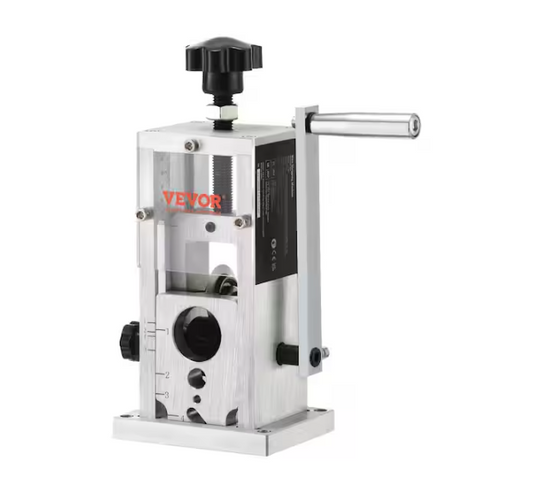 Manual Wire Stripping Machine 0.06 in. to 1.5 in. Copper Wire Peeler with Hand Crank Drill Powered for Scrap Recycling - 91010024678