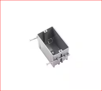 1-Gang 18 cu. in. PVC New Work Electrical Box (100-Case) - 91010859724