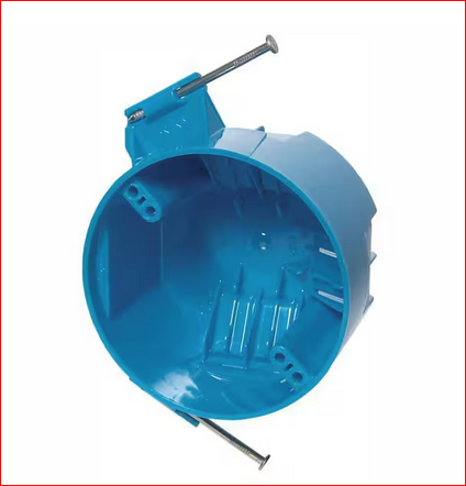 1-Gang 20 cu. in. New Work Electrical Ceiling Box with Captive Nails ...