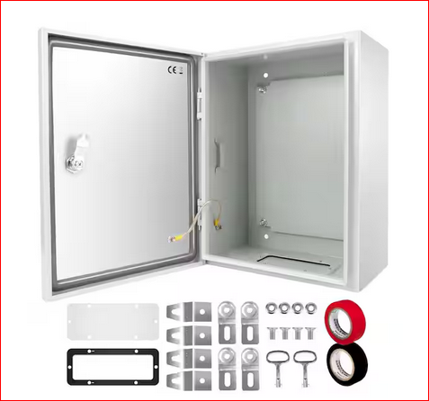 8 in. x 16 in. x 20 in. Metal Outdoor Electrical Junction Box Wall Mounted NEMA 4X Enclosure Box Metal Junction - 91012130846