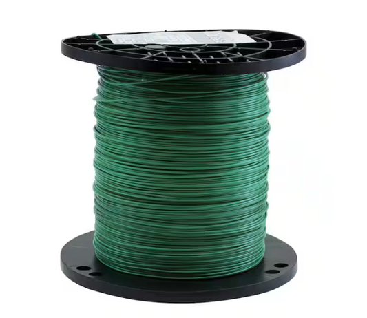 2500 ft. 14 Green Solid CU THHN Wire - 91000536065