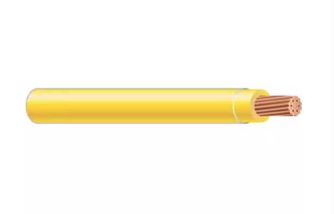 (By-the-Foot) 14 Yellow Stranded CU THHN Wire - 9286943