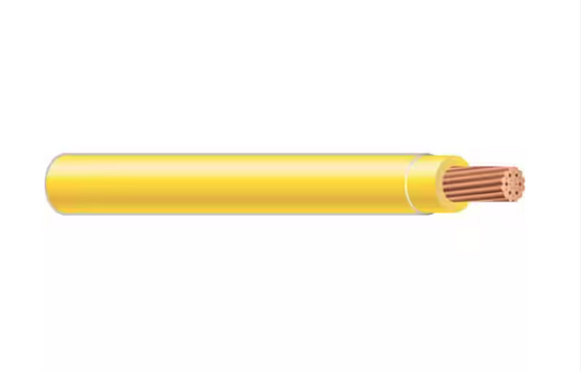 (By-the-Foot) 14 Yellow Stranded CU THHN Wire - 9286943