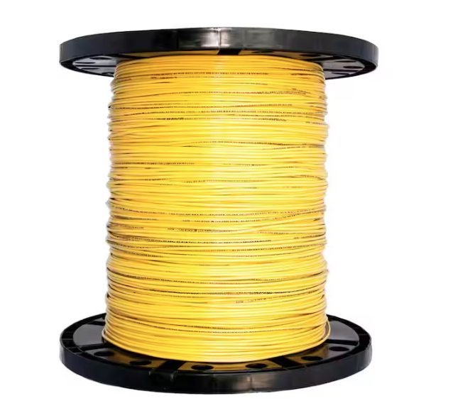 2500 ft. 14 Yellow Stranded CU THHN Wire - 91000536758