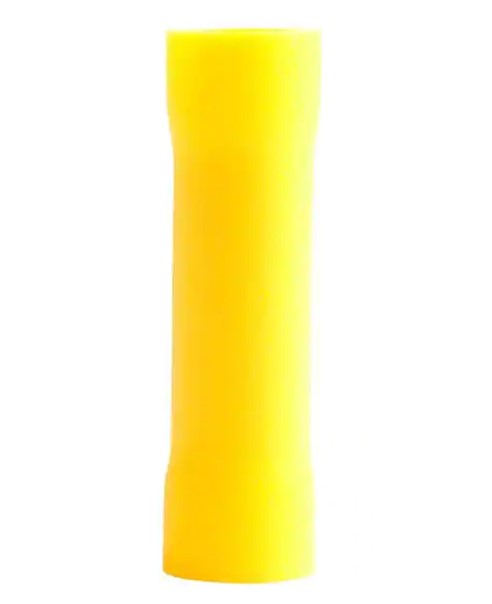 12, 10 AWG Yellow Butt Splice Wire Connectors (50-Pack) - 9418040