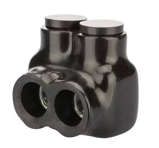 3/0-6 AWG Insulated Tap Connector, Black - 91001839877