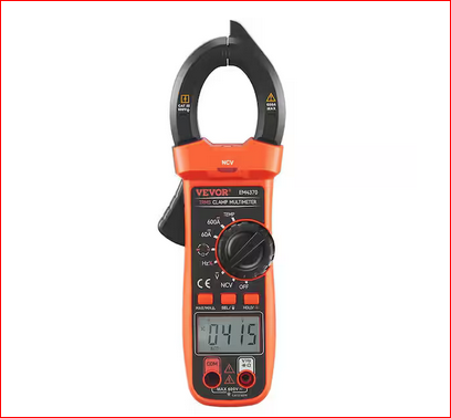 600-Volt 600 Amp AC/DC Digital Clamp/Multimeter True RMS, Multimeter Tester with LCD Display and Sleep Mode - 91012047704