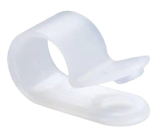 3/8 in. 1-Hole Plastic Cable Clamps (15-Pack) - 9541753