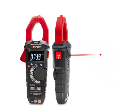 Digital 600A True RMS AC/DC Clamp Meter with 4:1 IR Thermometer - 91010485353