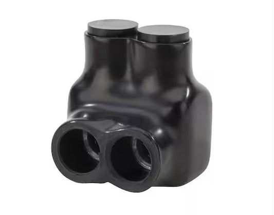 1/0-14 AWG Insulated Tap Connector, Black - 91001839875