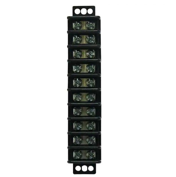 22-10 AWG 10-Circuit Terminal, Block (1-Pack) - 91005696598