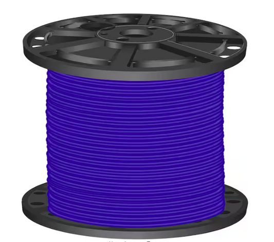 2,500 ft. 6 Blue Stranded CU SIMpull THHN Wire