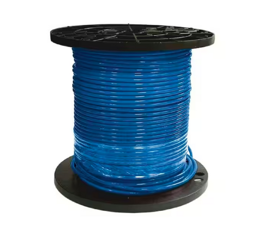 500 ft. 6 Blue Stranded CU SIMpull THHN Wire - 9405794