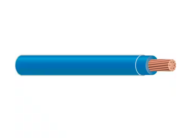 (By-the-Foot) 6 Blue Stranded CU SIMpull THHN Wire - 9405795