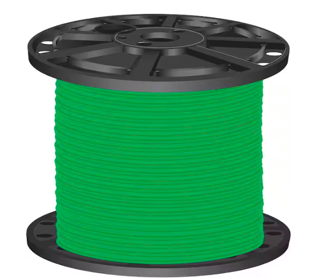 2,500 ft. 6 Green Stranded CU SIMpull THHN Wire