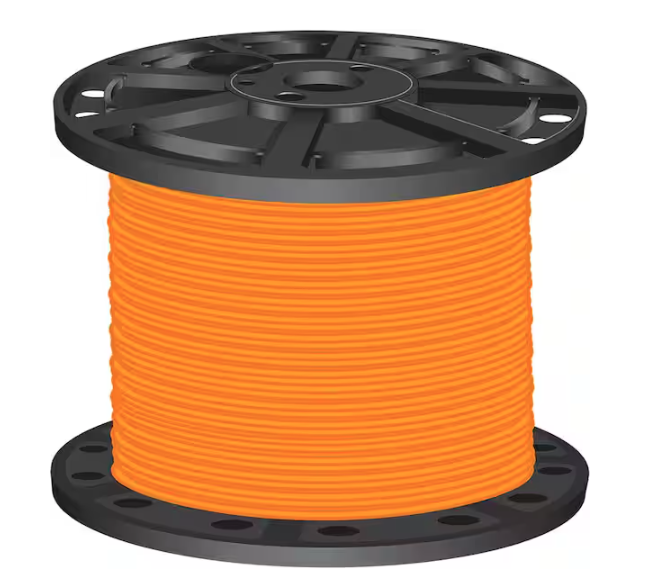 1,000 ft. 6 Orange Stranded CU SIMpull THHN Wire