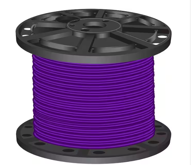 500 ft. 6 Purple Stranded CU SIMpull THHN Wire