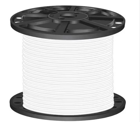 2,500 ft. 6 White Stranded CU SIMpull THHN Wire