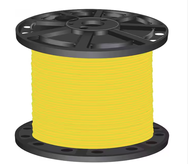 2,500 ft. 6 Yellow Stranded CU SIMpull THHN Wire