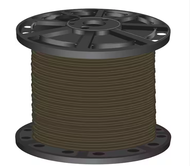 1,000 ft. 4 Brown Stranded CU SIMpull THHN Wire