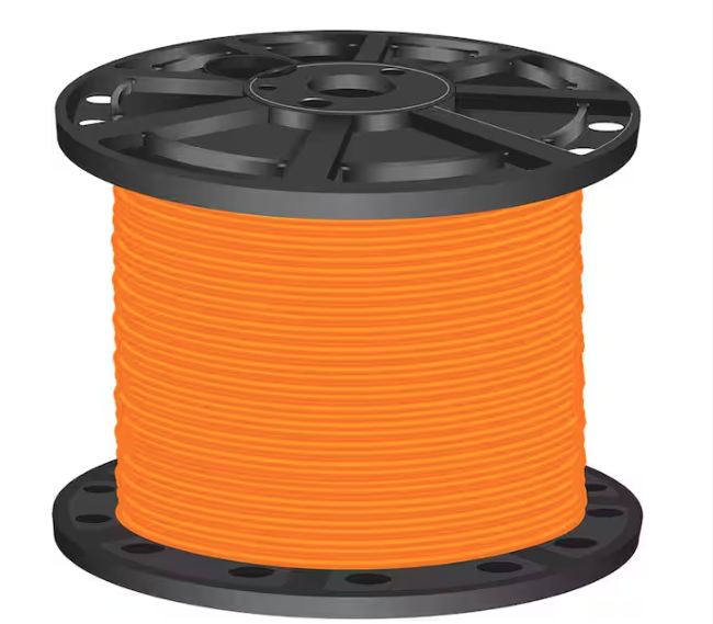 1,000 ft. 4 Orange Stranded CU SIMpull THHN Wire