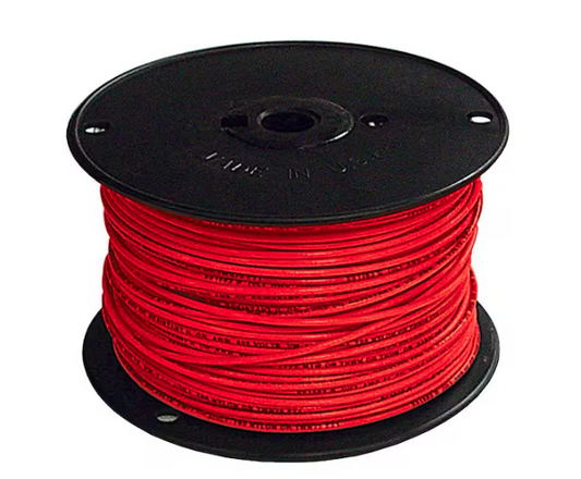 (By-the-Foot) 4 Red Stranded CU SIMpull THHN Wire - 9405801