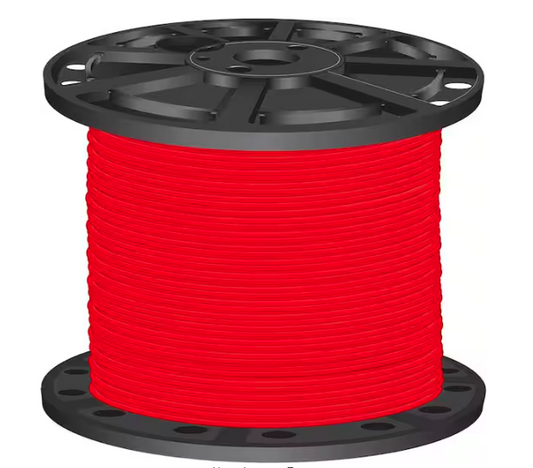 2,500 ft. 4 Red Stranded CU SIMpull THHN Wire