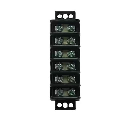 22-10 AWG 6-Circuit Terminal Block (1-Pack) - 9410056