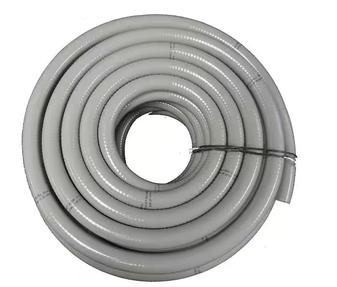 1 in. Dia x 50 ft. - Flexible PVC Non Metallic UL Liquid Tight Electrical Conduit - 91004948190